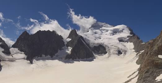 photo gigapixel, Montagne, Col de la Roche Faurio - Barre des Écrins