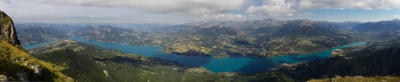 photo gigapixel, Montagne, Lac de Serre-Ponçon Pics de Morgon
