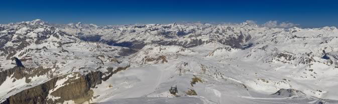 photo gigapixel, Montagne, Tignes Grande Motte Grande Casse