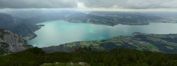 photo gigapixel, Montagne, Brennerin-alm, Attersee