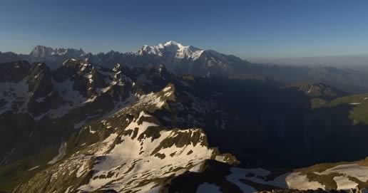 photo gigapixel, Montagne, Mont Buet mont blanc des dames Arête de Mortine Mont blanc