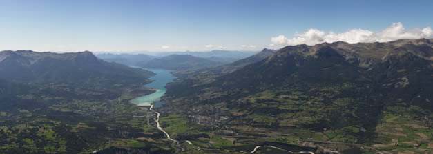 photo gigapixel, Montagne, Lac de Serre-Ponçon les Croix