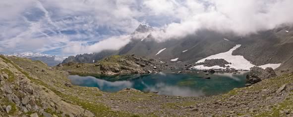 photo gigapixel, Montagne, Lac de Belledonne